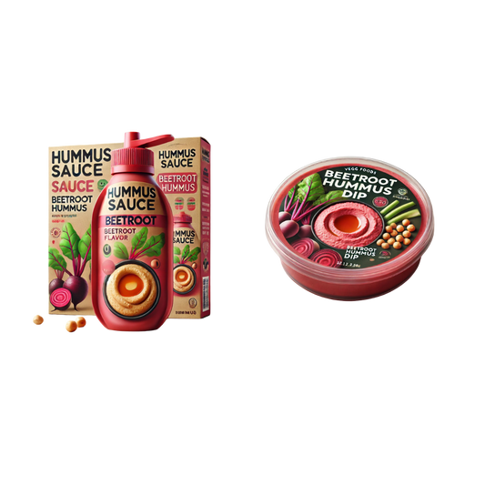 Kırmızı Pancarlı Humus Sos